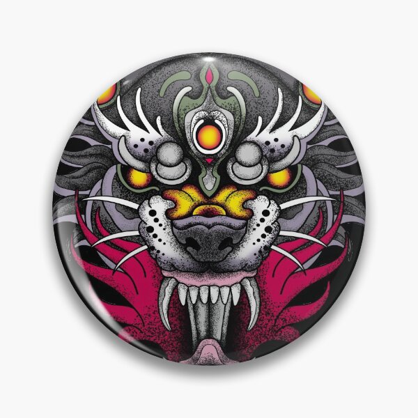 Artikelvorschau, Wolf Tattoo neotraditional entworfen und verkauft von cat poe.