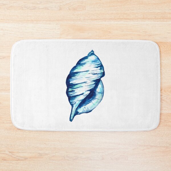 Item preview, Blue Seashell Watercolor designed and sold by Sebastian Grafmann.