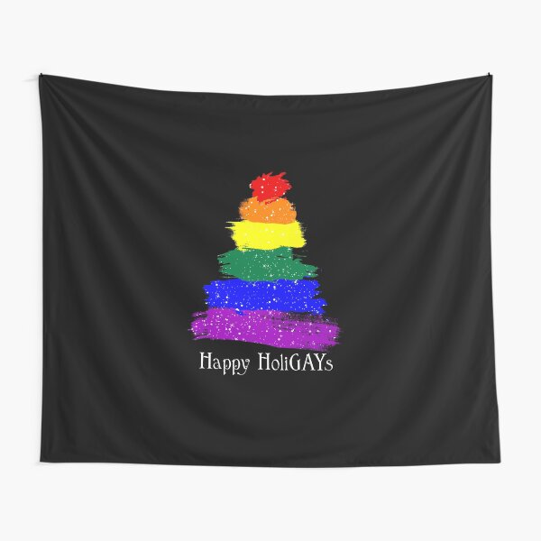 Item preview, Happy Holi-Gays LGBT Christmas Tree designed and sold by Patrick Hiller.