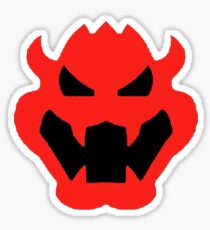 Super Mario Bowser Icon Sticker