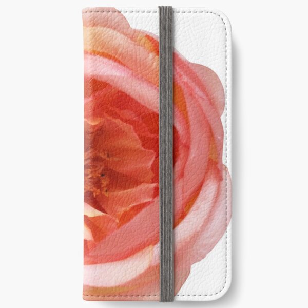 Rose Living Coral iPhone Flip-Case