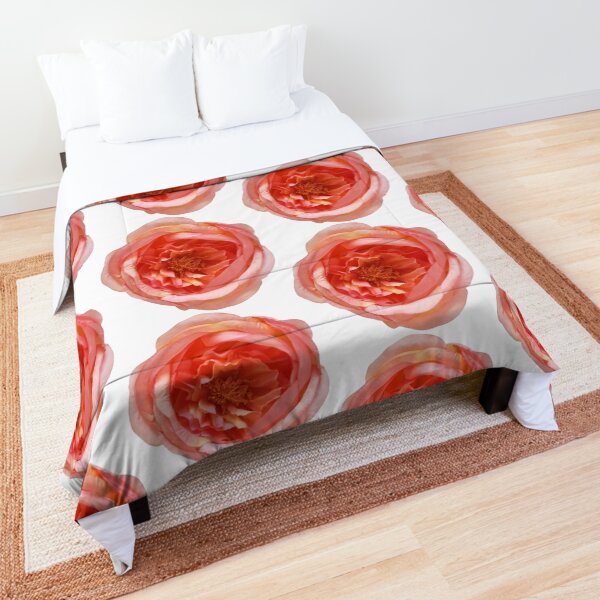 Rose Living Coral Tagesdecke