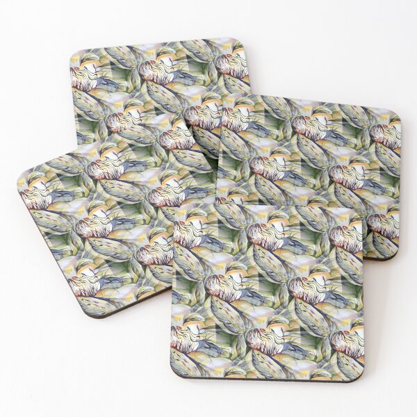 Item preview, Handpainted  Linear Contemporary Botanical Abstract designed and sold by Nisuris.