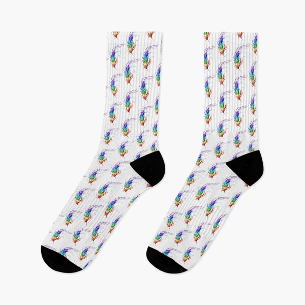 Item preview, Rainbow Feather on White Background designed and sold by Blackmoon9.