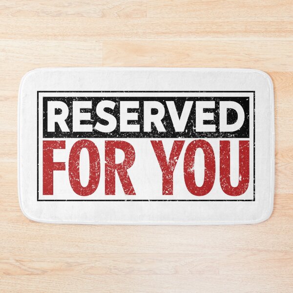 Item preview, Reserved for you designed and sold by GraphicBazaar.