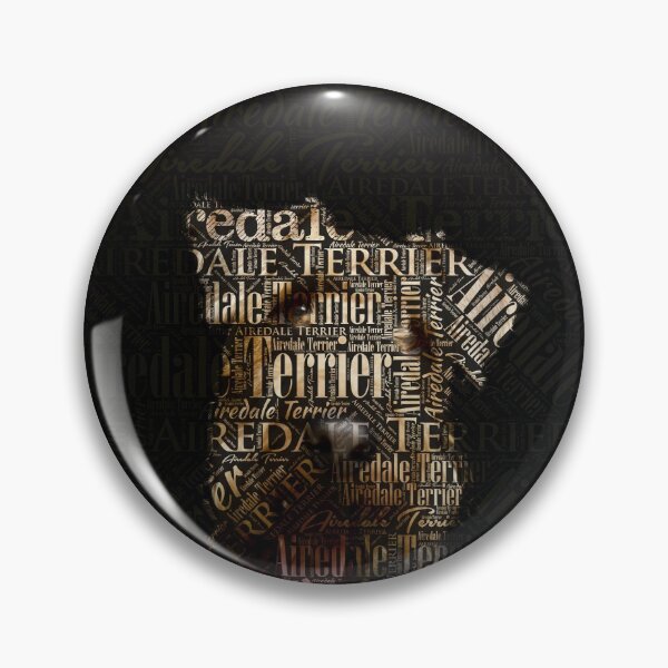 Item preview, Airedale Terrier Word Art designed and sold by k9printart.