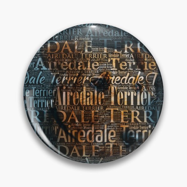 Item preview, Airedale Terrier Word Art designed and sold by k9printart.