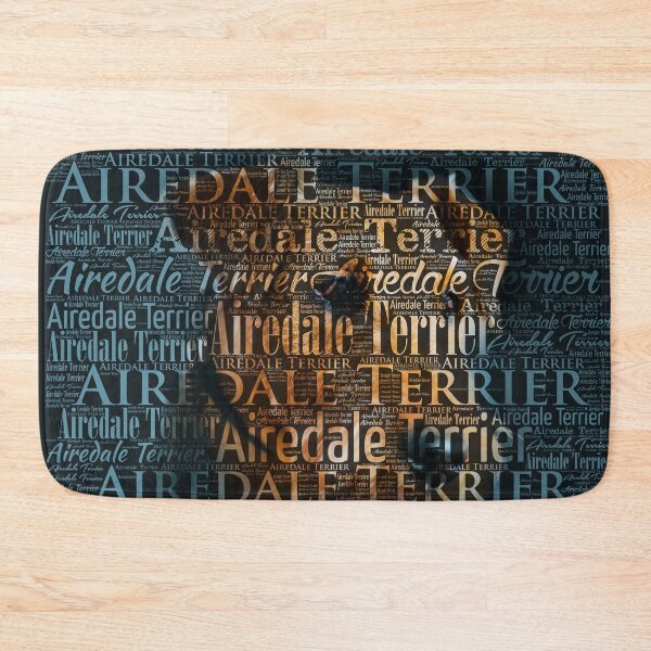 Item preview, Airedale Terrier Word Art designed and sold by k9printart.