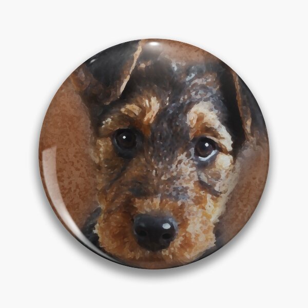 Item preview, Airedale Terrier Puppy Digital Art designed and sold by k9printart.