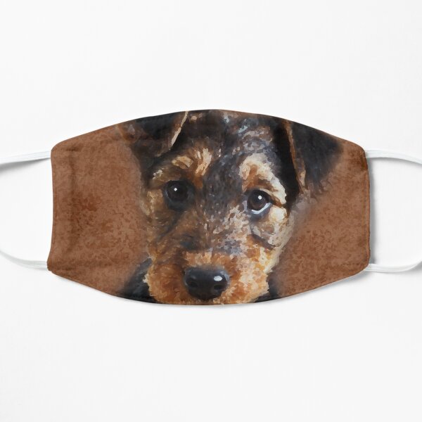 Airedale Terrier Puppy Digital Art Mask