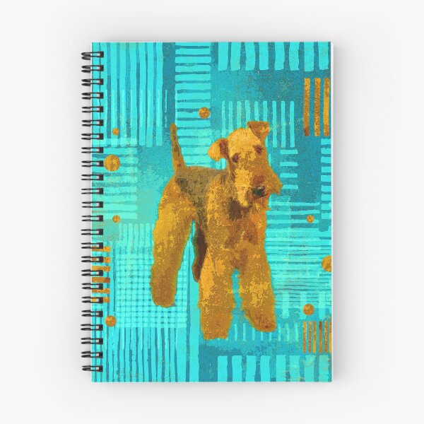 Item preview, Abstract Airedale Terriers Digital Art designed and sold by k9printart.
