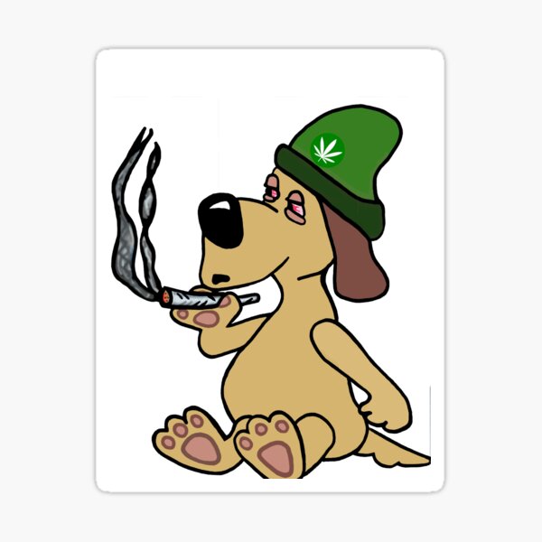 Dog Smoking Weed Stickers for Sale | Redbubble Dog Smoking Weed Stickers for Sale | Redbubble