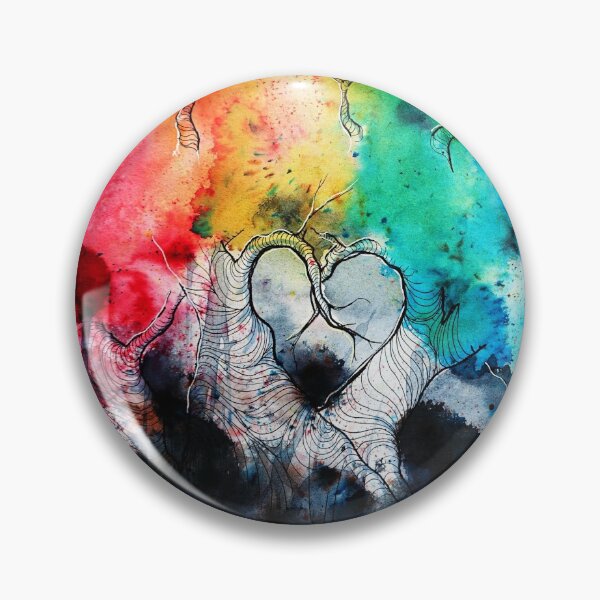 Item preview, Rainbow Heart trees designed and sold by selandriansart.