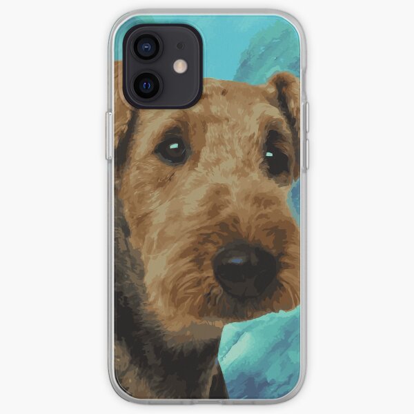 Airedale Terrier Portrait iPhone Soft Case