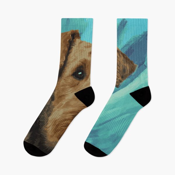 Item preview, Airedale Terrier Portrait designed and sold by k9printart.