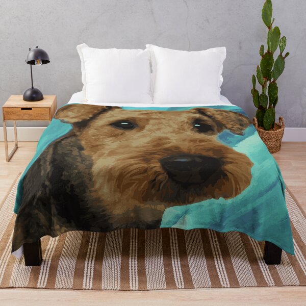 Item preview, Airedale Terrier Portrait designed and sold by k9printart.