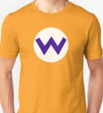 Super Mario Wario-Symbol Slim Fit T-Shirt