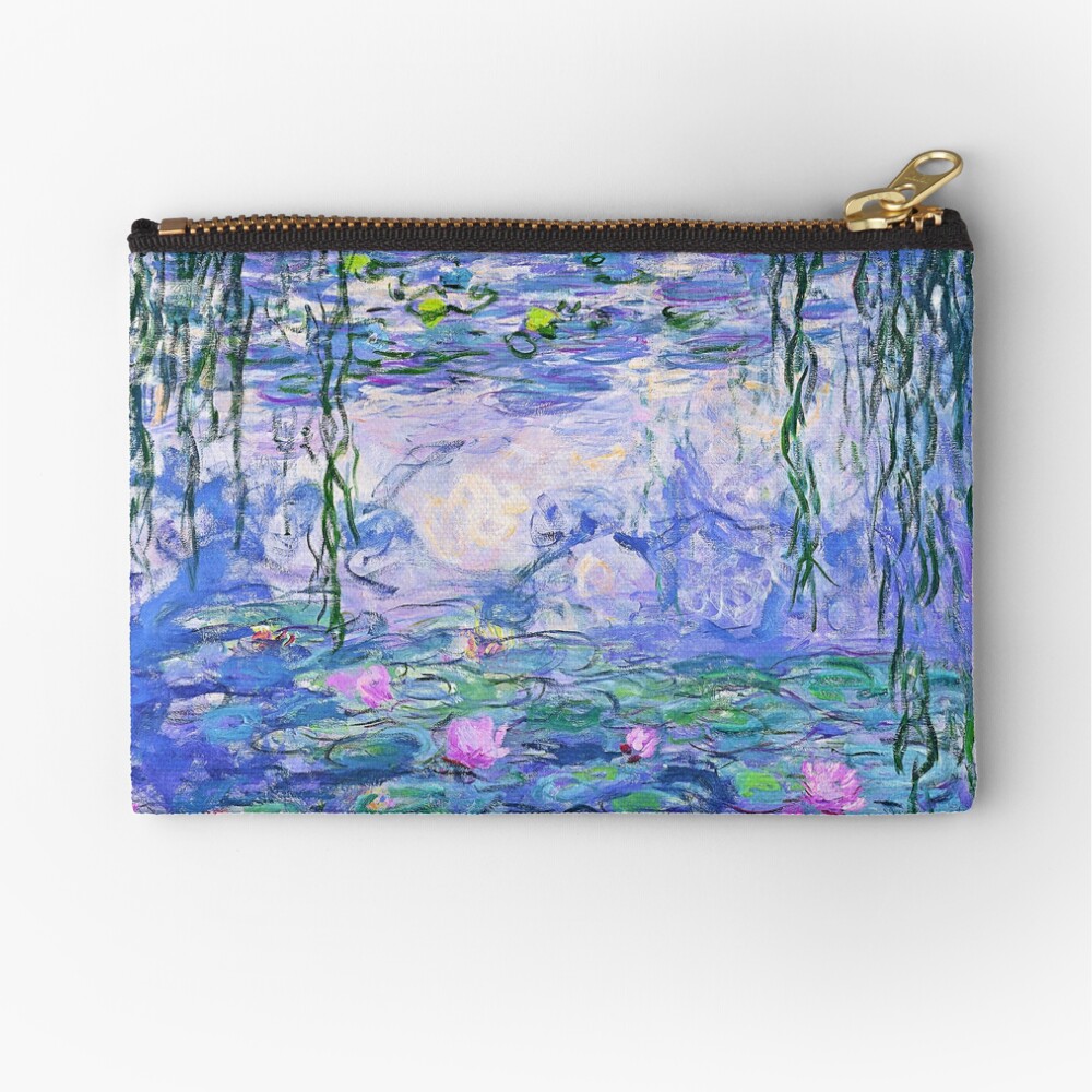 Claude Monet Water Lilies Zipper Pouch