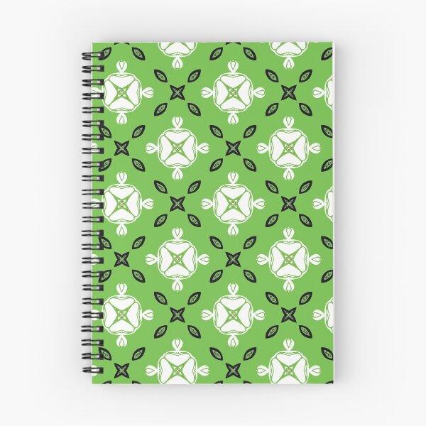 Item preview, Bright Green Black and White Geometric Pattern designed and sold by DeAnna Hickman.