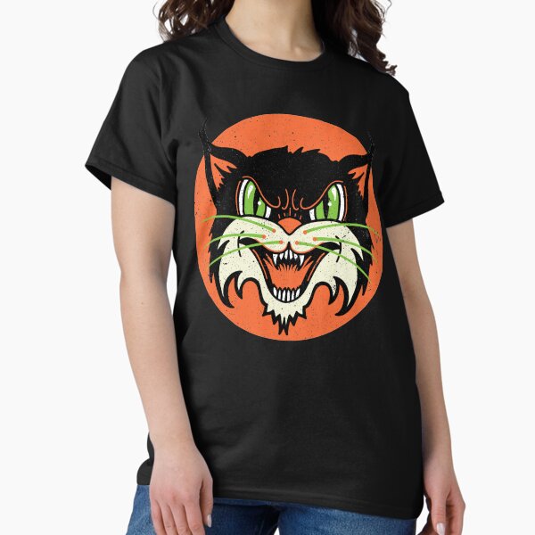 Aperçu de l'œuvre chat sauvage rockabilly rétro créée et vendue par cat poe.