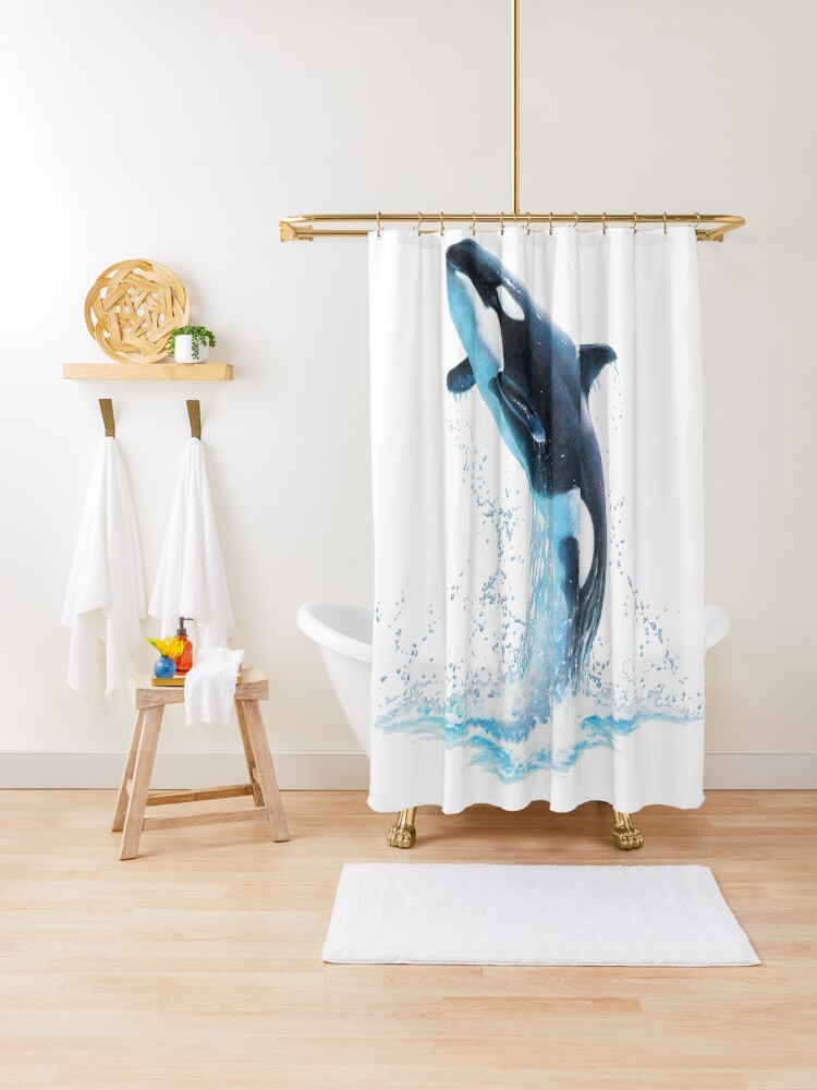 Orca Whale | Shower Curtain