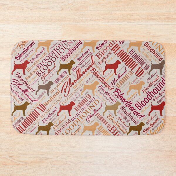 Item preview, Bloodhound dog Word Art pattern designed and sold by k9printart.