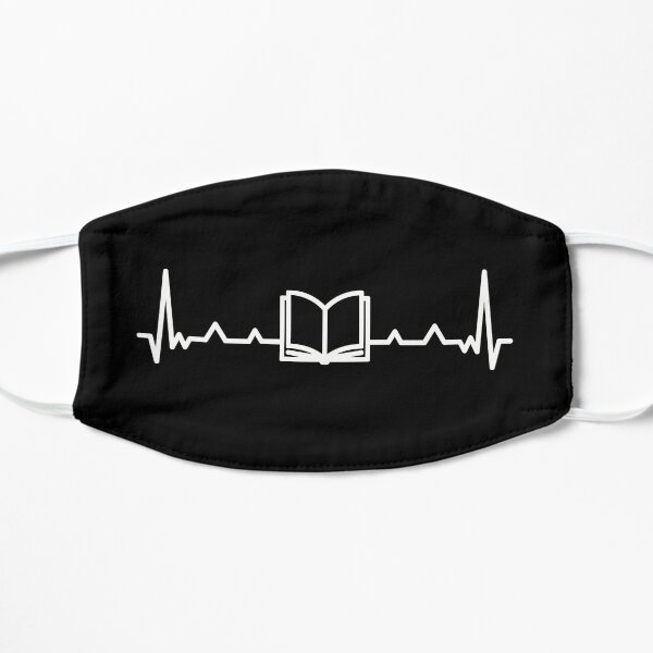 Book Heartbeat Line Mask