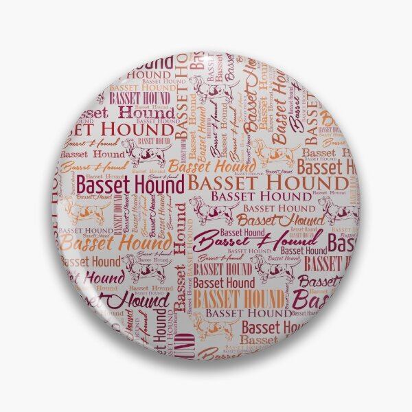 Item preview, Basset Hound  Word Art pattern designed and sold by k9printart.