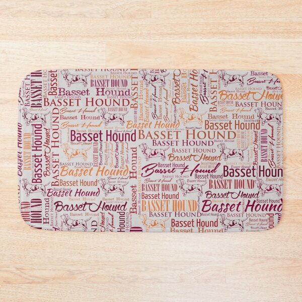 Item preview, Basset Hound  Word Art pattern designed and sold by k9printart.