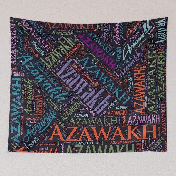 Item preview, Azawakh dog Word Art designed and sold by k9printart.