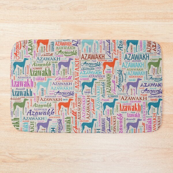 Item preview, Azawakh dog Word Art designed and sold by k9printart.