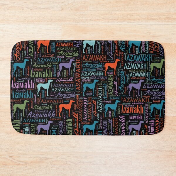 Item preview, Azawakh dog Word Art designed and sold by k9printart.