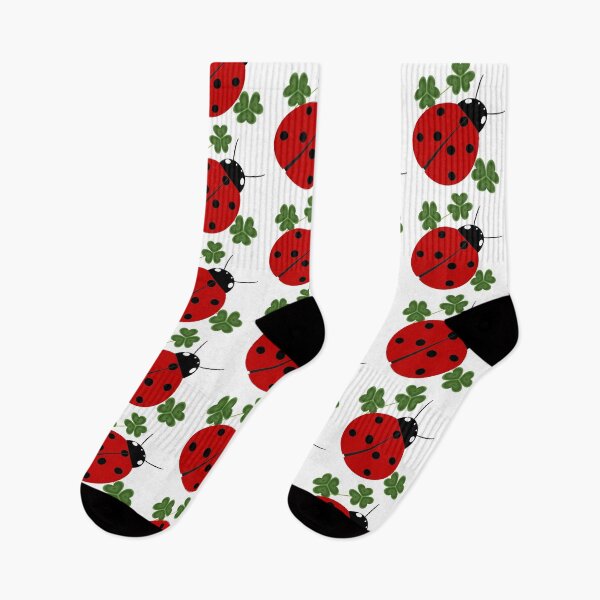Item preview, Ladybug in Heart Clover designed and sold by DeAnna Hickman.