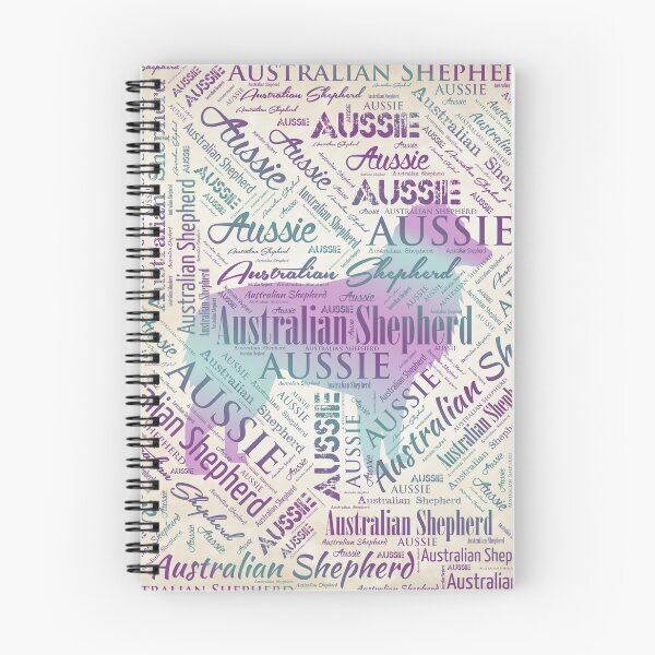 Item preview, Australian Shepherd Aussie Word Art designed and sold by k9printart.