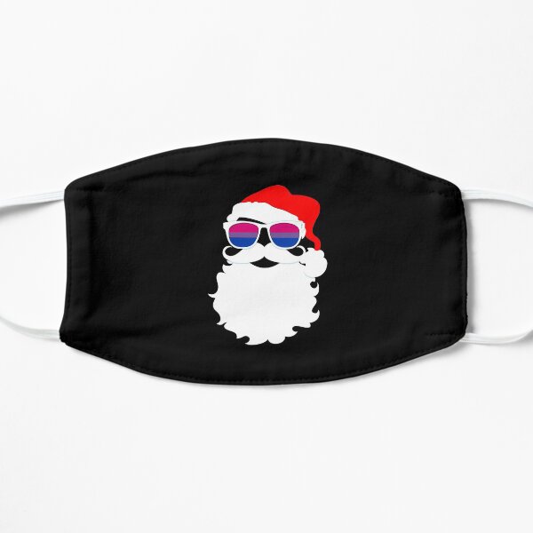 Santa Claus Bisexual Pride Flag Sunglasses Mask