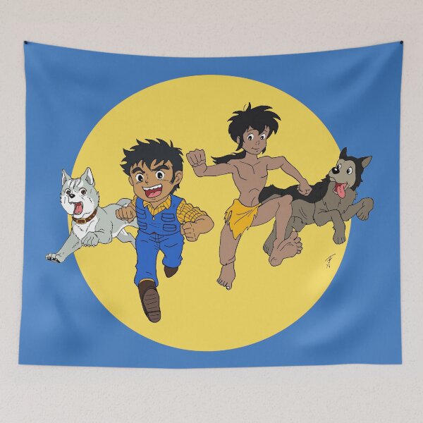 Item preview, Ginga Nakareboshi Mowgli designed and sold by tinojansson.