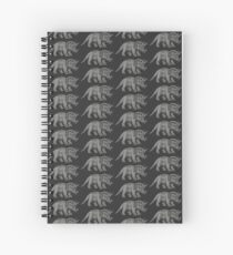 Triceratops dinosaur Spiral Notebook