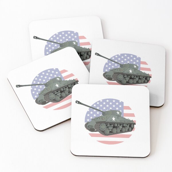Item preview, M4 Sherman American WW2 Tank with Flag designed and sold by NorseTech.