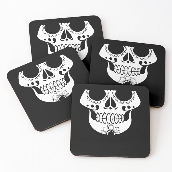 Item preview, Day of the Dead Skull Design Flower Día de Muertos Skeleton Gift designed and sold by TNDesignStudio.