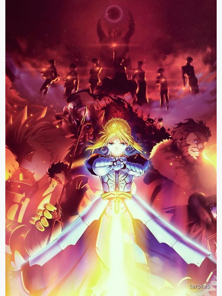 Fate Servants Poster For Sale By Terpres Redbubble