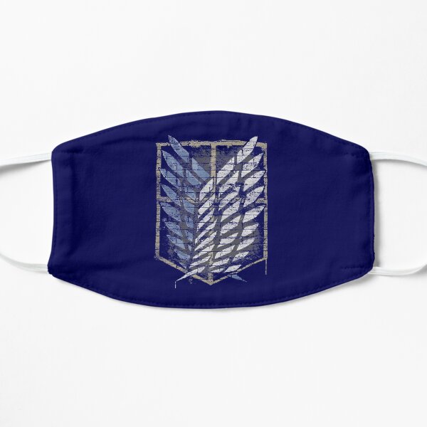 AOT Scout Emblem Graffiti Flat Mask