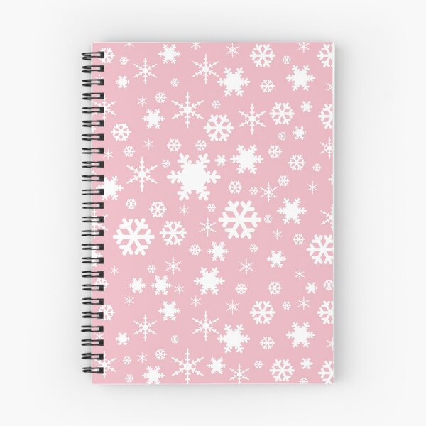 Item preview, Cute plush pink & white snowflake pattern  designed and sold by NaughtyCat.