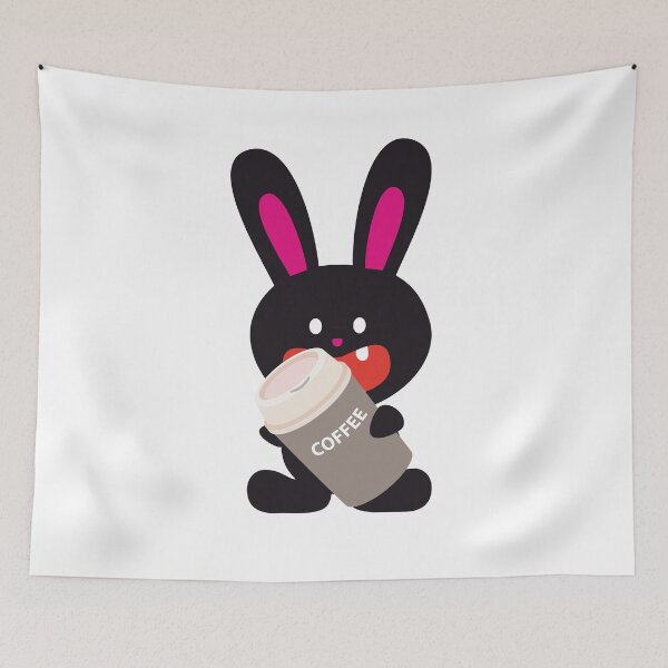 Item preview, One Tooth Rabbit with Coffee to Take out designed and sold by onicon.
