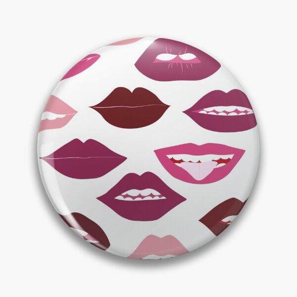 Item preview, dark and nude lipstick lips designed and sold by anneamanda.