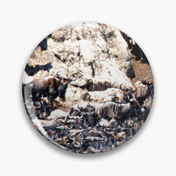Item preview, Wildebeest returning to the Serengeti in 2011 designed and sold by Sheila Smith.