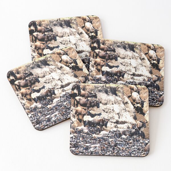 Item preview, Wildebeest returning to the Serengeti in 2011 designed and sold by Sheila Smith.