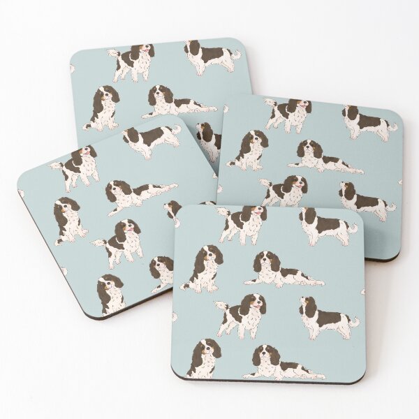 Item preview, Perro Cavalier King Charles Spaniel tricolor designed and sold by thepawster.