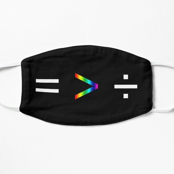 Equality is greater than Division Rainbow Mask