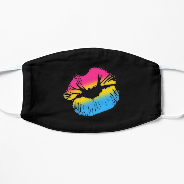 Pansexual Pride Big Kissing Lips Mask