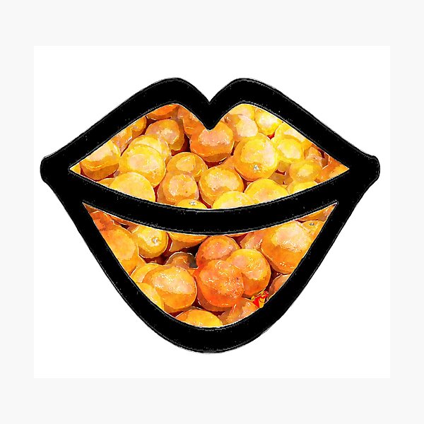 Oranges on the Lips Photographic Print